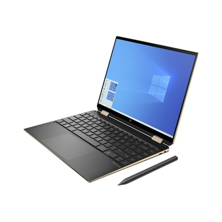 HP Spectre x360 Laptop 14-ea0023dx - Flip design - Intel Core i7 1165G7 / 2.8 GHz - Win 10 Home 64-bit - Iris Xe Graphics - 16 GB RAM - 1 TB SSD (32 GB SSD cache) NVMe - 13.5" AMOLED touchscreen 3000 x 2000 (3K2K) - Wi-Fi 6 - luxe copper accent, sandblasted anodized finish, nightfall black aluminum - kbd: US