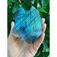thumbnail image 4 of Natural Labradorite Slab, 2" - 4" High Flash Raw Labradorite, 4 of 12