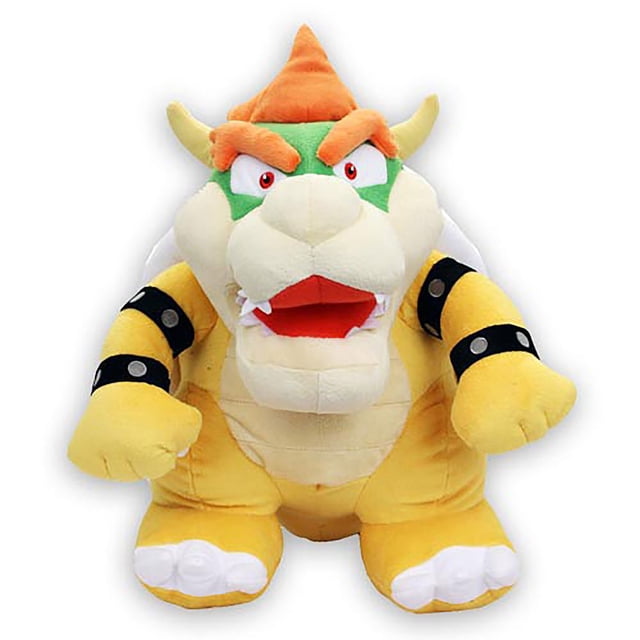 Nintendo Super Mario Plush Bowser Toy, 16" (Gift Idea)