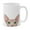 Cream Sphynx Kitten Cat, variant on WIRESTER 11 Oz Ceramic Tea Cup Coffee Mug, Russian Blue Cat