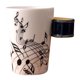 thumbnail image 2 of Tazas de café de cerámica para café, té - # 1, 10x7.5cm Tambor azul Sunnimix Taza de cerámica, 2 of 8