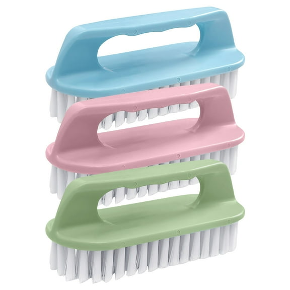 ASXite Cleaning Brush,3pcs Household Plastic Laundry Brush Cleaning Brush Hard Bristle Multi-functional Brush