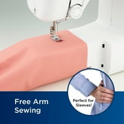 Brother LX3817 Reliable Beginner Full-Size Sewing Machine with 17 Built-In Stitches, Jam-Resistant Drop-In Bobbin & Free Arm for Sleeves and Pants