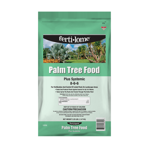 Ferti-lome Palm Tree Food Plus Systemic 8-6-6 - 3.25 lb Bag by VPG