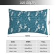 thumbnail image 2 of KLL Cozy Winter Socks Pattern Pillow Covers Envelope Closure,Super Soft and Cozy Fuzzy Fleece Pillow Case Cover 16"x24", 2 of 5