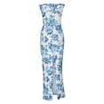 thumbnail image 4 of Robe Décontractée Sans Manches à Épaules Dénudées pour Femmes, Mode Printemps, 4 of 10
