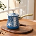 thumbnail image 4 of Stainless steel induction pot mocha pot Turkish coffee pot, milk warmer with spout and lid, butter warmer, easy to clean, for home, cafe, restaurant, camping, 4 of 6