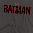 thumbnail image 3 of The Batman Logo With Red Bat Kids T Shirt (Large) for Youth Toddler Boys and Girls, Charcoal, 3 of 5