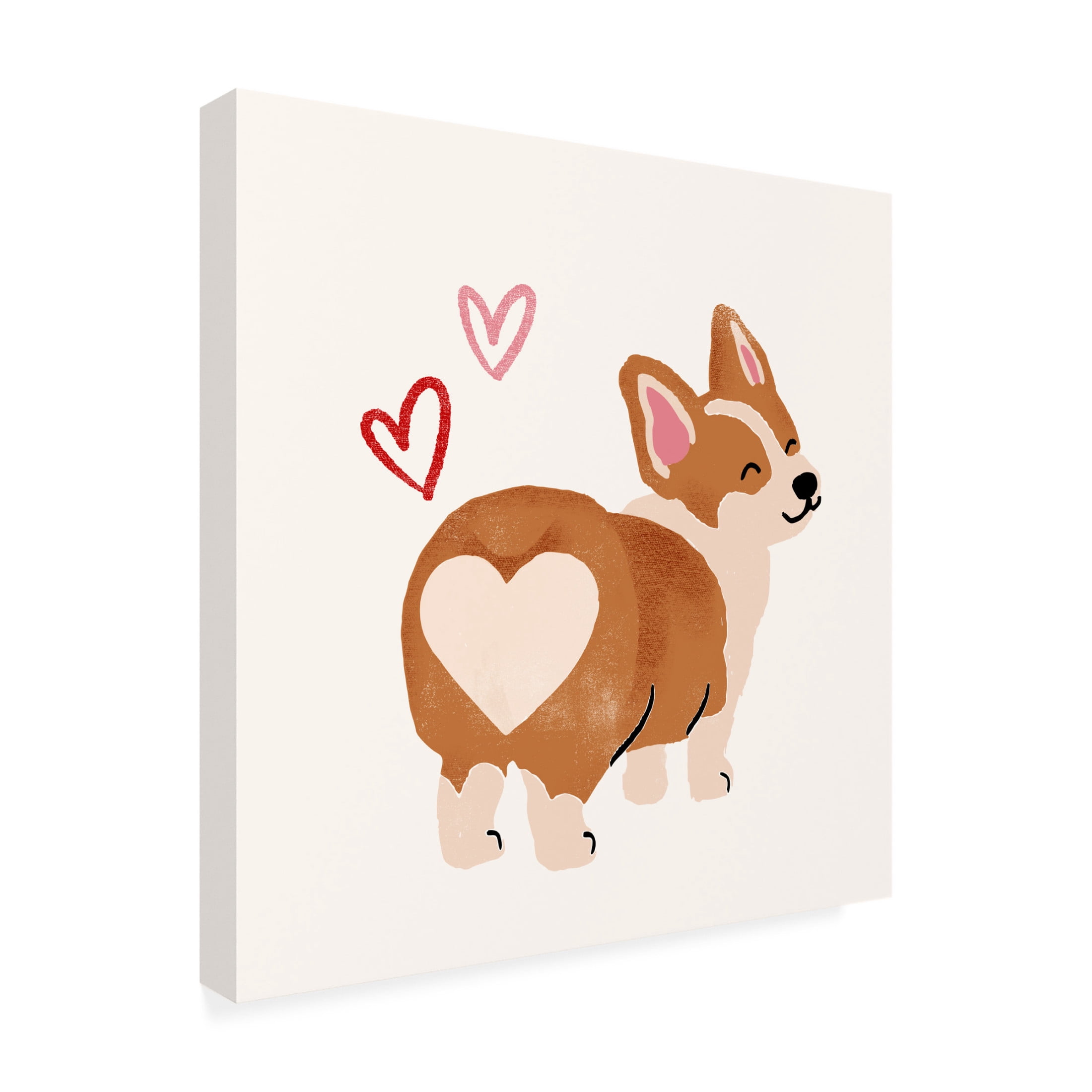 Trademark Fine Art Victoria Barnes  Little Legs Big Heart V Canvas Wall Art