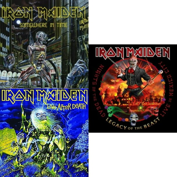 Somewhere In Time & Live After Death & Nights Of The Dead, Legacy Of The Beast: Live In Mexico City (X) (3LP/180G)