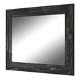 thumbnail image 2 of Hitchcock Butterfield 814905 Rustic Weathered Reclaimed Ebony Wood Yosemite Rectangle Mirror, 2 of 4