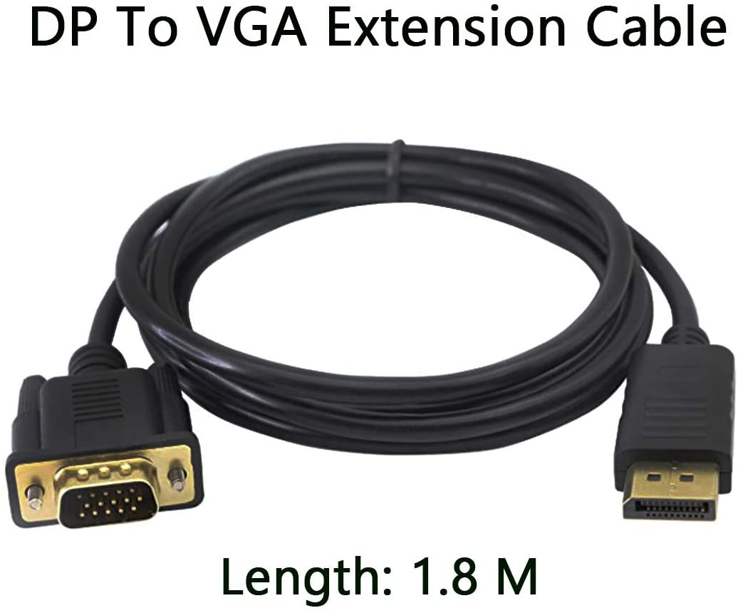 VGA,DisplayPort to VGA Adapter,DP Male 