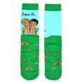 thumbnail image 3 of Love Is Watering Plans Together with Butterflies Green Knitted Cotton Crew Socks, 3 of 4