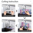 thumbnail image 5 of Yayeee Faucet Mat for Kitchen Sink 14.7" Diatomite Long Splash Guard Pad, Purple Window Scene, 2 Pack, 5 of 7