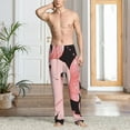 thumbnail image 4 of Salouo Cute Axolotl Sakura Blossoms A Print Pajama Pants for Men, Lounge Pants Elastic Waistband Casual Men's sleepwear Loungewear Sleep Pajama Pant -Small, 4 of 7