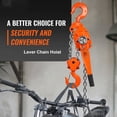 thumbnail image 2 of VEVOR Lever Block Chain Hoist G80 Ratchet Hoist 13200lb Capacity 20ft Lifter, 2 of 9