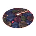 thumbnail image 2 of Bingfone Christmas Tree Skirt Mat Christmas Decoration Interior 36"-Colorful Shells, 2 of 8