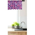 thumbnail image 3 of Ambesonne Billiards Valance Pack of 2, Pool 8 Balls Sports Theme, 54"X12", Magenta Purple and White, 3 of 4