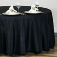 thumbnail image 6 of BalsaCircle 120" Round Polyester Tablecloth Wedding Table Linens - Black, 6 of 10