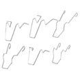 thumbnail image 2 of 6pcs Headlamp Headlight Dip Dipped Beam Head Lamp Bulb Retaining Spring Clip Clamp For H1 H4 H7 Boris-2025, 2 of 4