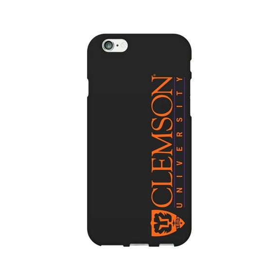 Clemson University Black Phone Case, Banner V1 - iPhone 6/6s/7/8