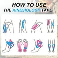 thumbnail image 5 of Uxcell 5.5yd x 4" Kinesiology Tape Adhesive Cotton Sport Muscle Tape Purple, 5 of 7