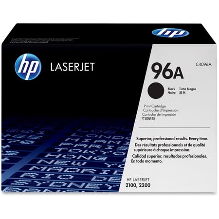 HP 96A, Black Original Toner Cartridge (C4096A)
