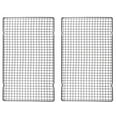 thumbnail image 4 of Mainstays Nonstick Carbon Steel Cooling Rack, 10" x 16", Black, Set of 2, Rectangular, 4 of 9