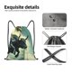 thumbnail image 4 of Fotbe Bull Charging Through Waves Bolsa Mochila con Cordón Estampada, Bolsa de Gimnasio Deportiva, Bolsa Cinch, Bolsa con Cordón para Hombres y Mujeres-Small, 4 of 6