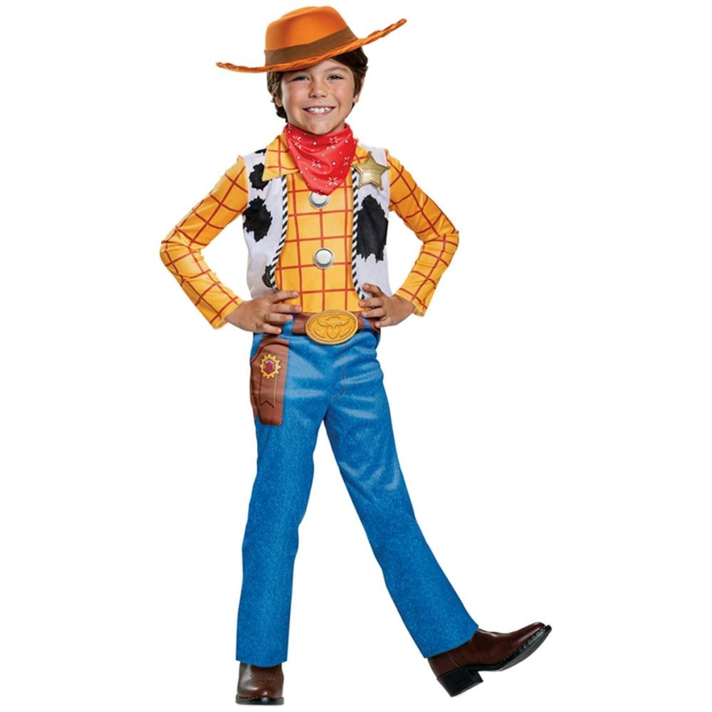 Disney Boys Toy Story 4 Cowboy Woody Jumpsuit Halloween Costume