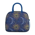 thumbnail image 2 of Lunch Bag Lunch Box for Women Reusable Insulated Lunch Bags,Water-Resistant Sun Moon and Zodiac Cooler Lunch Tote Bag, Large Capacity for Work Travel Picnic, 2 of 6