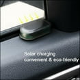 thumbnail image 2 of Solar Powered Car Warning Lights Anti-Theft LED Flashing Security Light with USB Charger Port Vehicle Stimulated Dummy Alarm for Car Interior-Blue, 2 of 9
