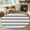 Gray, variant on Grey Stripe Round Area Rug 3.3 FT, Non Slip Small Entryway Kitchen Mat, Minimalist Farmhouse Striped Washable Soft Circular Rug Non-Shedding Door Mat for Bathroom Playroom Kids Room