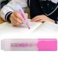 thumbnail image 1 of Highlighters with Firm Chisel Tip, No Bleed on Standard Paper, Highlighters for Underlining Journaling & Coloring, Pink, 1 of 5