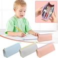thumbnail image 7 of Anuirheih Pencil Bag with Zipper, Pencil Bag Multifunctional Student Pencil Case Stationery Bag-border Zipper Makeup Brush Storage Bag(Blue), 7 of 7
