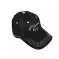 thumbnail image 4 of Ford Mustang Running Horse Logo with Ford Oval on Bill Black Baseball Hat, 4 of 4