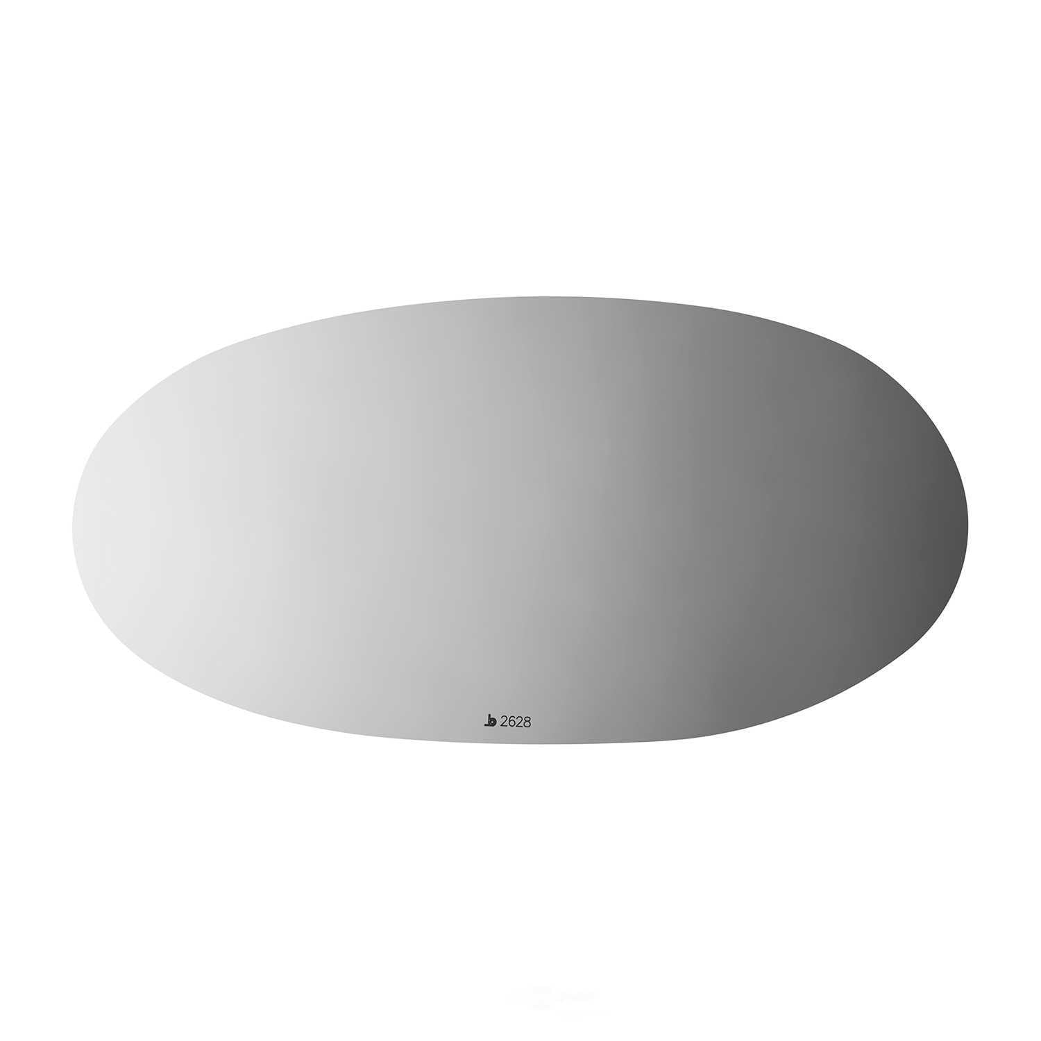 Burco Side View Mirror Replacement Glass - Clear Glass - 2628
