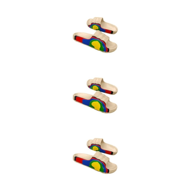 Chanclas de verano Minnieouse para hombre y mujer estilo informal color Beige