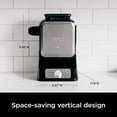 thumbnail image 2 of Ninja NeverStick PRO Belgian Waffle Maker, Vertical Design, 5 Shade Settings, Precision-Pour Cup & Recipe Guide, Black & Silver, 2 of 8