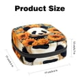 thumbnail image 2 of Panda Mini Plush Sanitary Napkin Pouch - Makeup Bag, Period Bags for School, Small Travel Toiletry Bag for Women - 4.7x6.6x6.6 in, 2 of 6