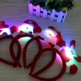 thumbnail image 3 of Diadema LED de Navidad, regalo de horquillas, astas, decoraciones de Año Nuevo, diadema de Papá Noel, decoración navideña, 3 of 4