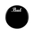 thumbnail image 2 of Pearl Logo Front Bass Drum Head Black 24 in., 2 of 2
