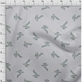thumbnail image 4 of oneOone Cotton Poplin Gray Fabric Leaves Sewing Craft Projects Fabric Prints By Yard 42 Inch Wide, 4 of 4