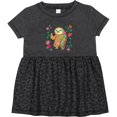 thumbnail image 3 of Inktastic Sloth Cute for Girls Girls Baby Dress, 3 of 5