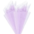thumbnail image 1 of 20-Sheet Korean Cotton Wrapping Flower Paper, Waterproof Floral Paper for Bouquets/Gift Packaging [Light Purple], 1 of 5