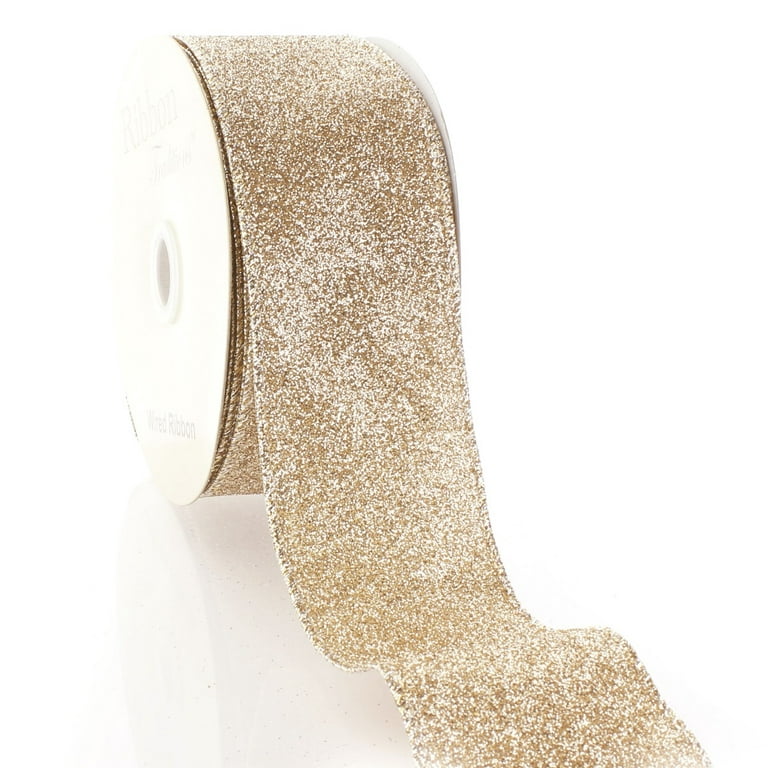Gold Formula 5 Wired Ribbon, 1-1/2 wide-WFORM3-GD