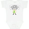 thumbnail image 3 of Inktastic I Support Mental Health Awareness green ribbon Boys or Girls Baby Bodysuit, 3 of 5