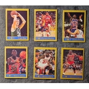 Excellent 1990 Star 1991 Statz NBA Michael Jordan Larry Bird Charles Barkley Patrick Ewing Basketball Card Chicago Bulls NBA Basketball Trading Card