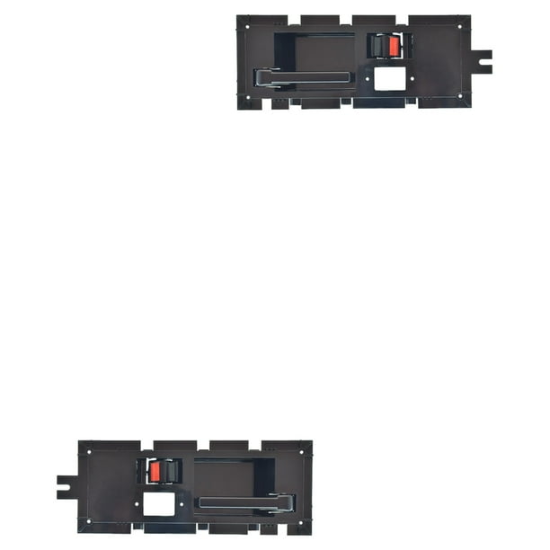 Manijas PUERTA INTERIOR HUSHAN S10 1982 al 1985 Chevrolet Delanteras Negro Zinc con plástico 1 Par