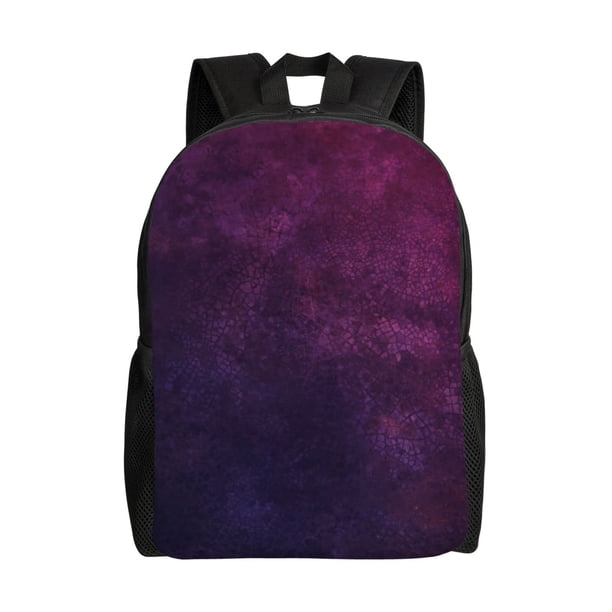 Balery Black Dark Blue Purple Mochila - Mochila Estilosa y Duradera para Laptop de 15 Pulgadas con Tela Oxford Impermeable